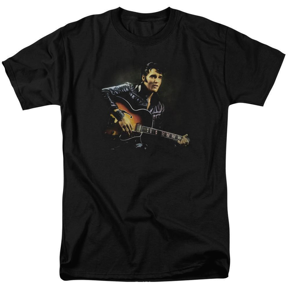 Elvis Presley 1968 Adult 181 T Shirt Black